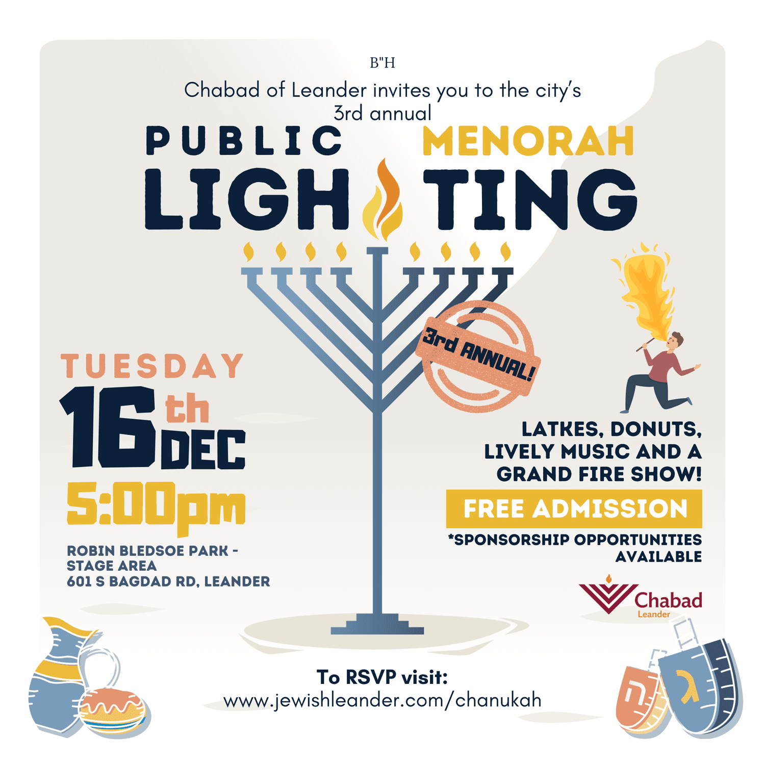 Public Menorah Lighting