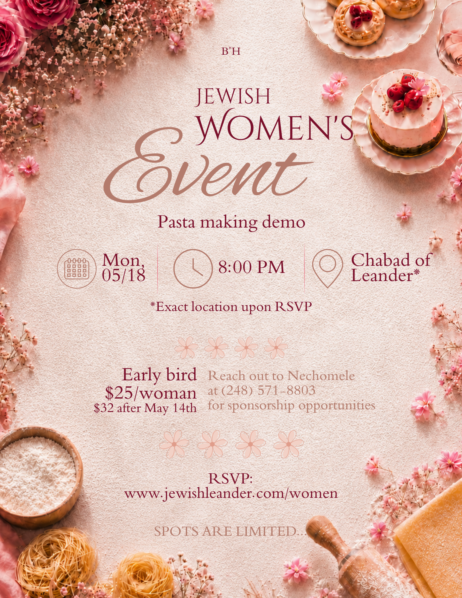 Jewish Women's Pasta Demo